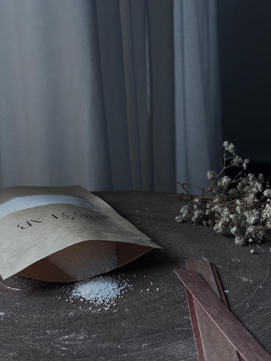 Ricarica per Vasetti | Cera Sabbia Naturale con stoppini inclusi - agdecorlab