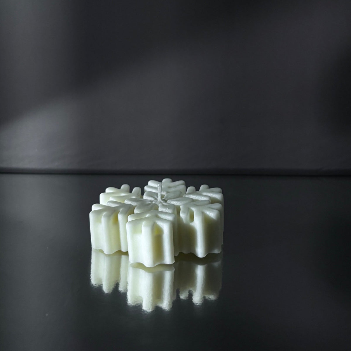 Fiocco di neve 2 | Candela decorativa - agdecorlab