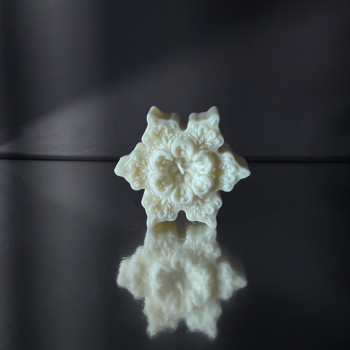 Fiocco di neve 3 | Candela decorativa - agdecorlab
