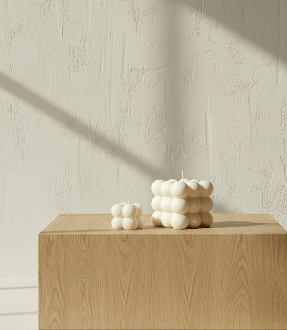 Linea silente | Candela decorativa - agdecorlab