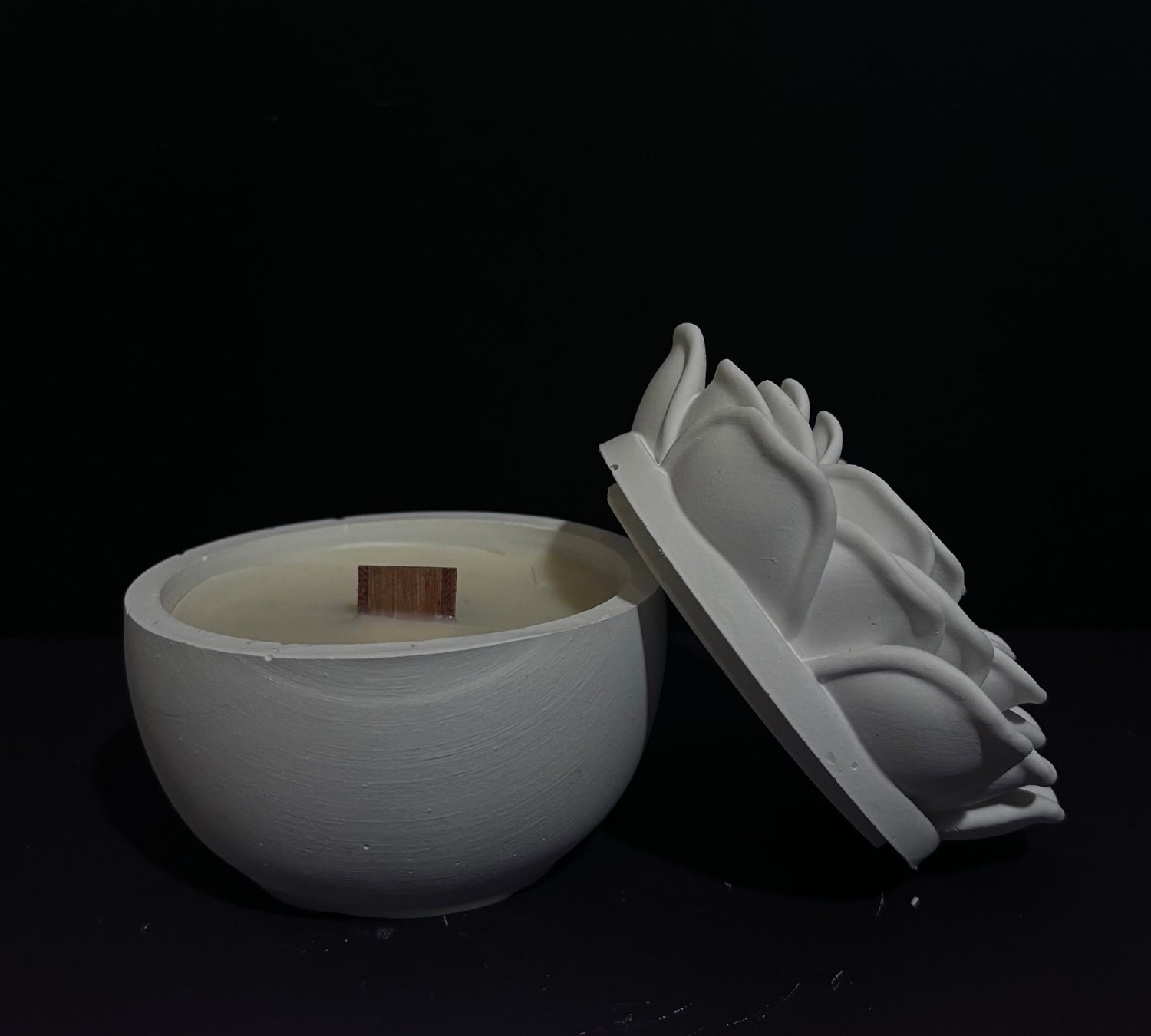 Rose | Candela in vasetto - agdecorlab