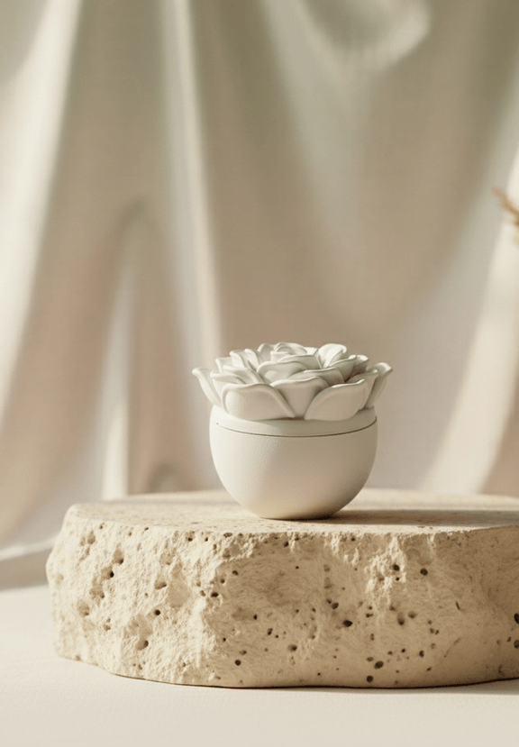 Rose | Candela in vasetto - agdecorlab