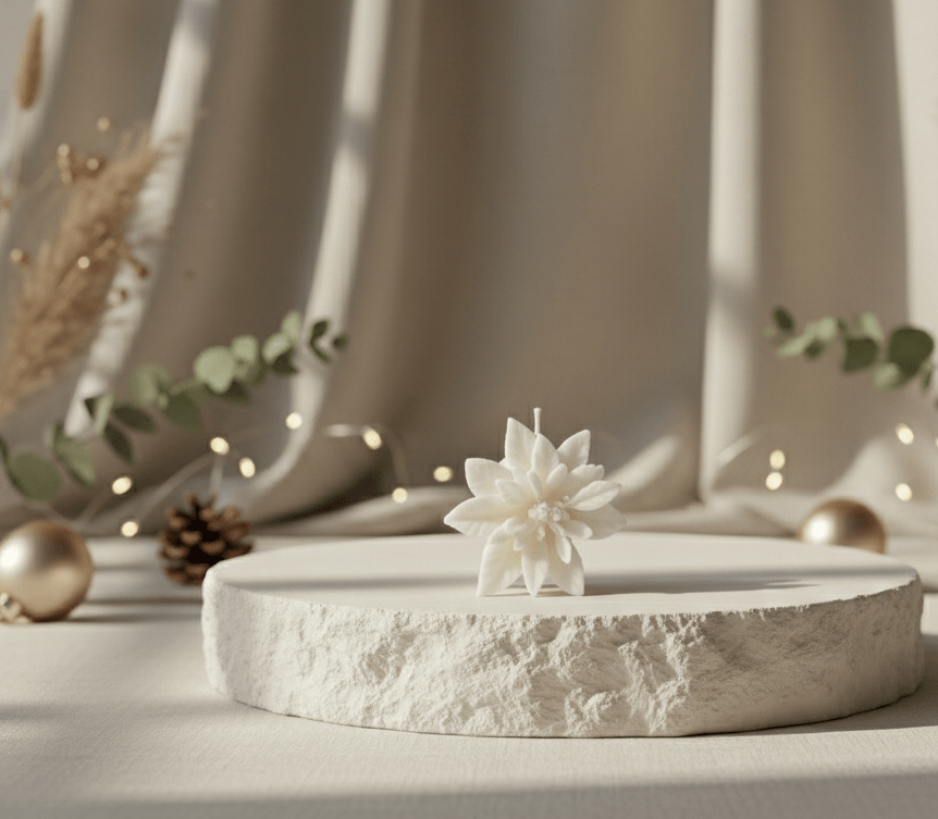 Stella di natale | Candela decorativa - agdecorlab